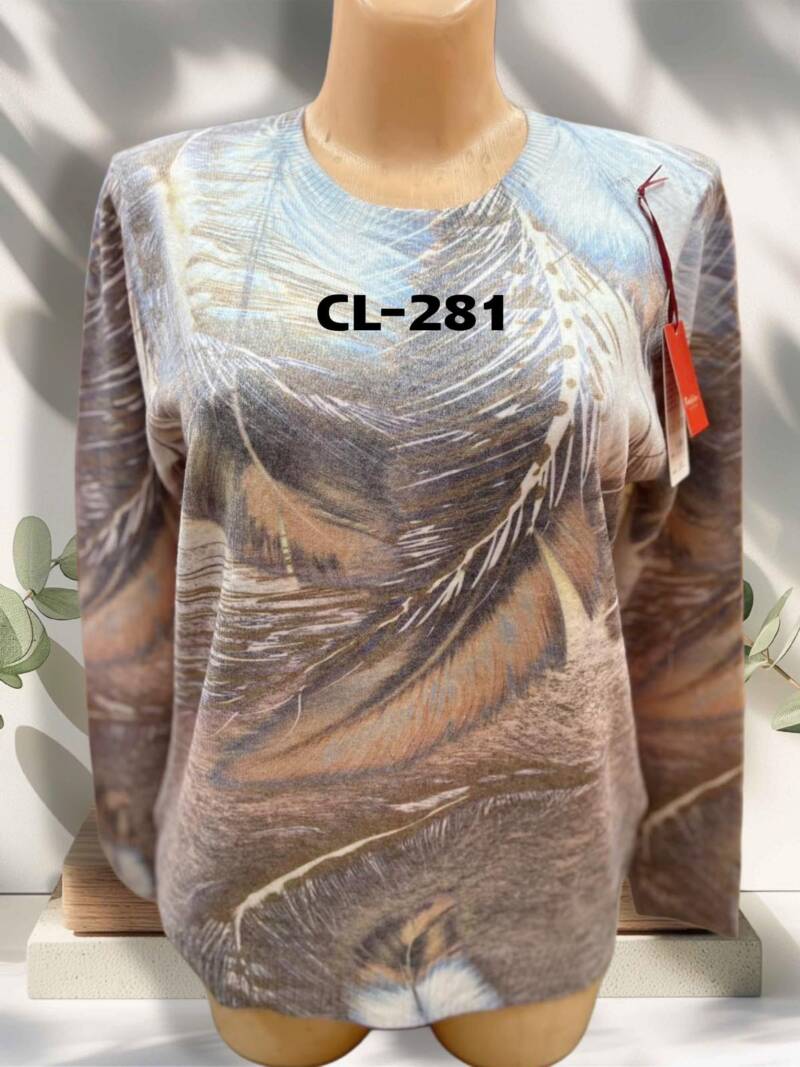 Swetry damskie Roz L-3XL. 1 kolor. Paczka 12 szt